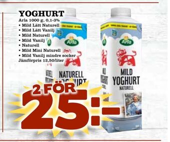Supergrossen Yoghurt erbjuda