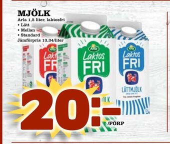 Supergrossen Mjölk erbjuda