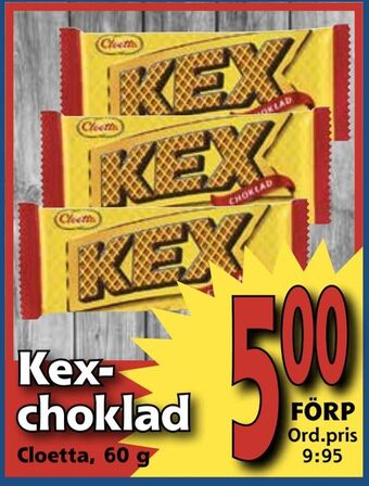 Supergrossen Kexchoklad erbjuda