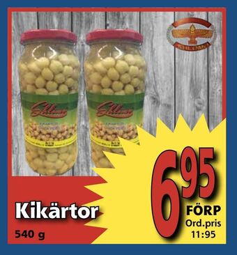 Supergrossen Kikärtor erbjuda