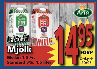 Supergrossen Laktosfri Mjölk erbjuda