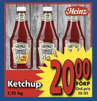 Supergrossen Ketchup erbjuda