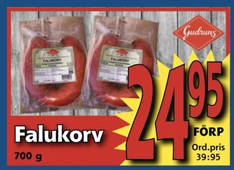 Supergrossen Falukorv erbjuda