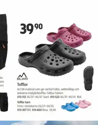Bluewear Tofflor
