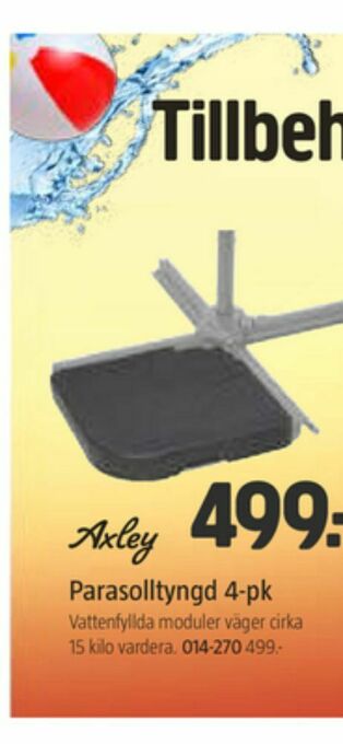 Jula Axley Parasollfot erbjuda