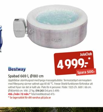 Jula Lay-Z-Spa Utespa erbjuda