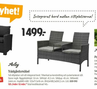 Jula Axley Utesoffor erbjuda