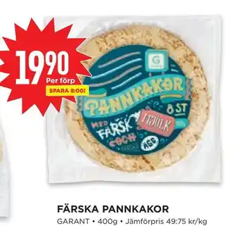 Färska pannkakor