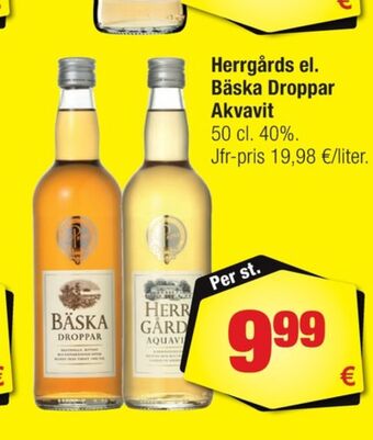 Calle Bäska droppar snaps erbjuda