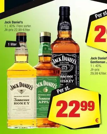 Calle Jack daniels whisky erbjuda