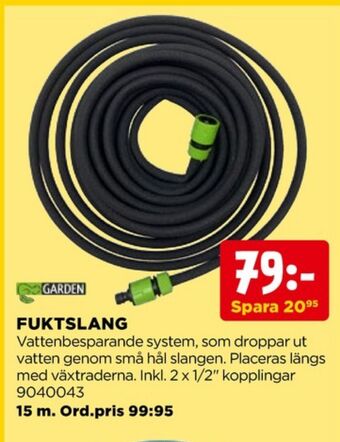 Jem&Fix Garden fuktslang erbjuda