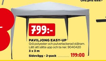 Jem&Fix Sunlife paviljong erbjuda