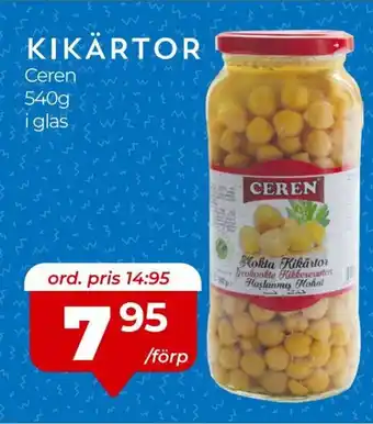 Ceren Kikärtor 540 g
