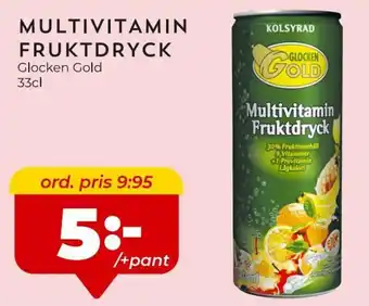 Glocken Gold Multivitamin Fruktdryck 33 cl