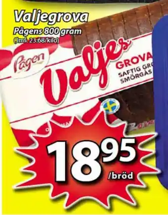 Pågen Valjegrova 800 gram