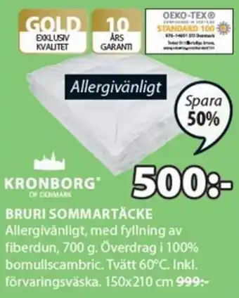 Kronborg Bruri Sommartäcke 150x210 cm