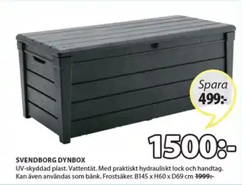 JYSK Svendborg Dynbox 145x60x69 cm erbjuda