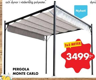 ÖoB Pergola monte carlo erbjuda
