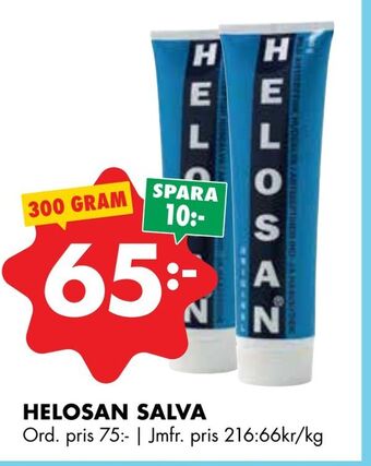 ÖoB Helosan salva erbjuda