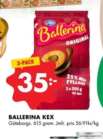 ÖoB Ballerina kex erbjuda