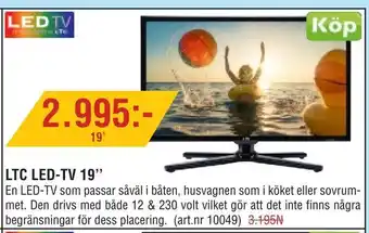 Erlandsons Brygga Ltc led-tv 19'' erbjuda