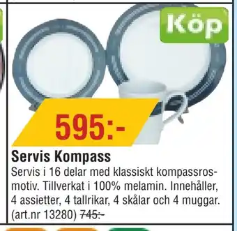 Erlandsons Brygga Servis Kompass erbjuda