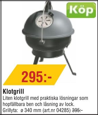 Erlandsons Brygga Klotgrill erbjuda