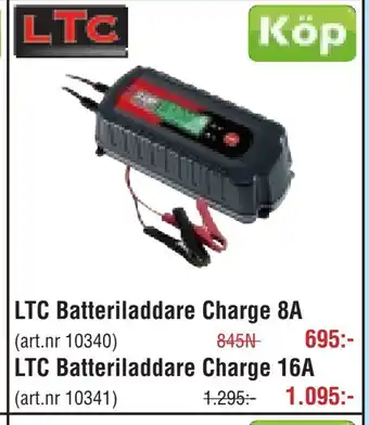Erlandsons Brygga LTC Batteriladdare Charge 8A erbjuda