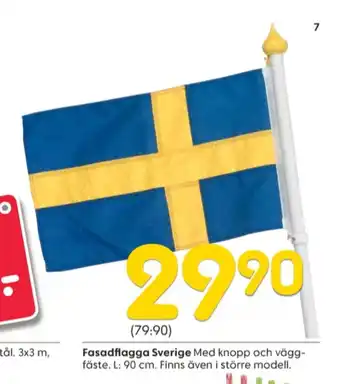 Rusta Aqua marina flagga erbjuda