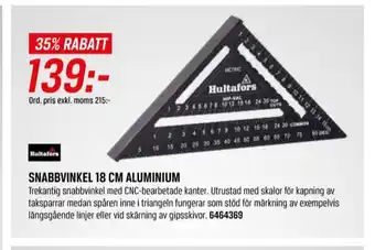 Hultafors vinkelhake