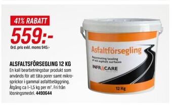 Tools Infra care solutions asfalt erbjuda