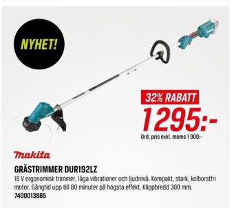 Tools Makita grästrimmer erbjuda