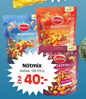 Götgatsbacken Nötmix 2x120-175g erbjuda
