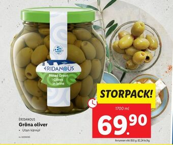 Lidl Gröna oliver erbjuda