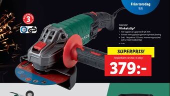 Lidl Vinkelslip* erbjuda