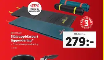 Självuppblåsbart liggunderlag