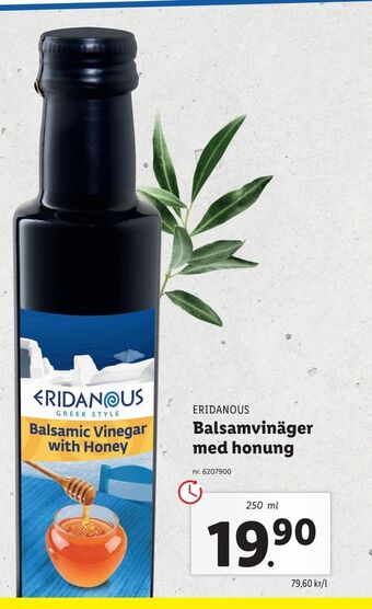 Lidl Balsamvinäger med honung erbjuda