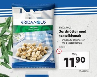 Lidl Jordnötter med tzatzikismak erbjuda