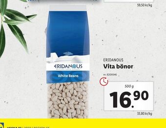 Lidl Vita bönor erbjuda