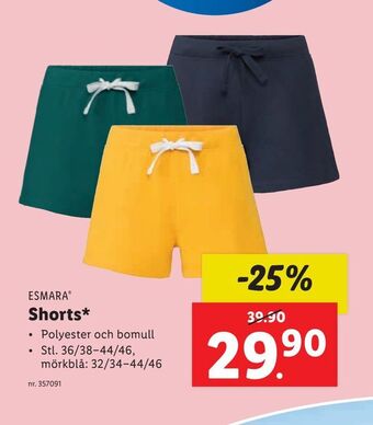 Lidl Shorts erbjuda