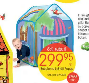 EKO Babblarna Lektölt Popup erbjuda