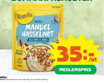 Coop Musli 300-400g erbjuda