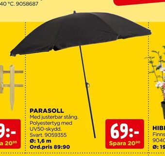 Jem&Fix Parasoll erbjuda