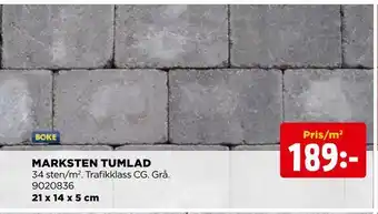 Jem&Fix Marksten tumlad erbjuda