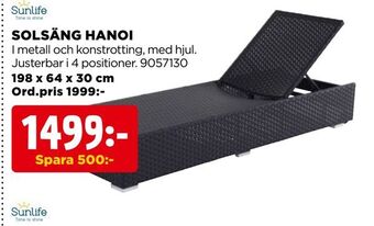 Jem&Fix Solsäng hanoi erbjuda