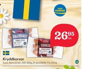 Hemköp Scan bratwurst erbjuda