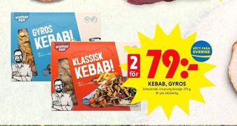 ICA Kvantum Schysst käk kebab erbjuda