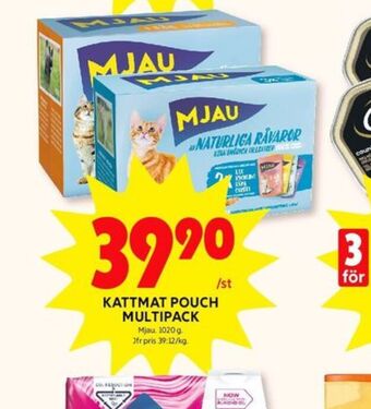 ICA Kvantum Mjau kattmat erbjuda