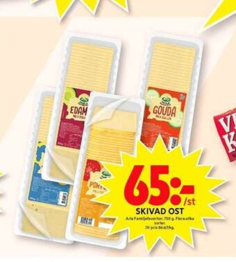 ICA Maxi Arla skivad ost erbjuda