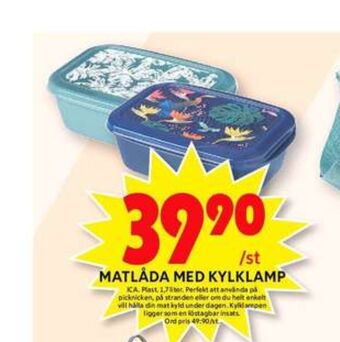 ICA Maxi Ica basic matlådor erbjuda